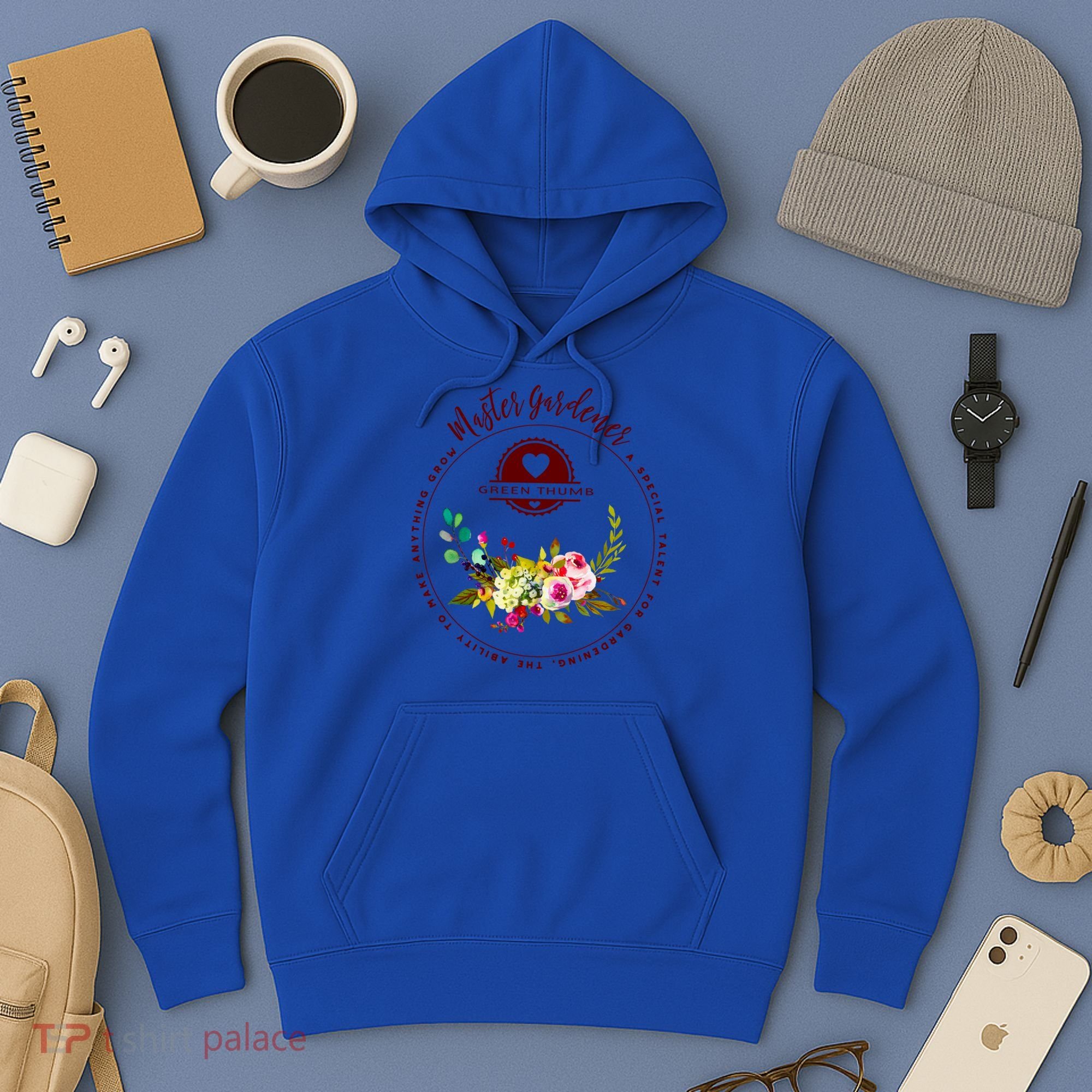 Master Gardener Funny Gift Floral Gardening Hoodie