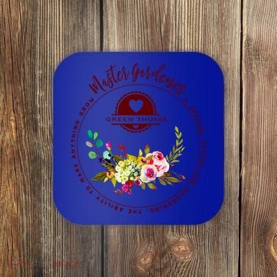 Master Gardener Funny Gift Floral Gardening Coaster