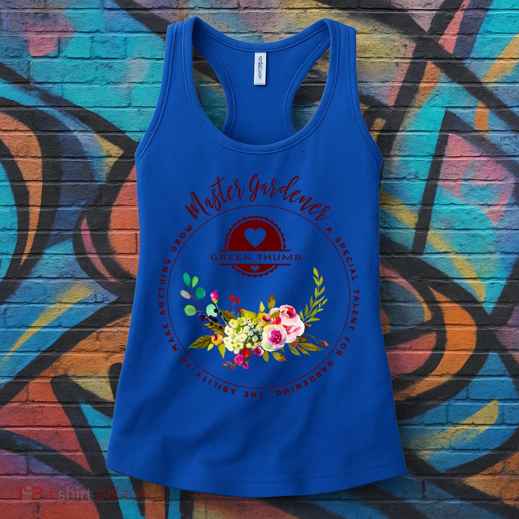 Master Gardener Funny Gift Floral Gardening Women's Tank Top