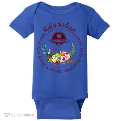 Master Gardener Funny Gift Floral Gardening Baby Bodysuit