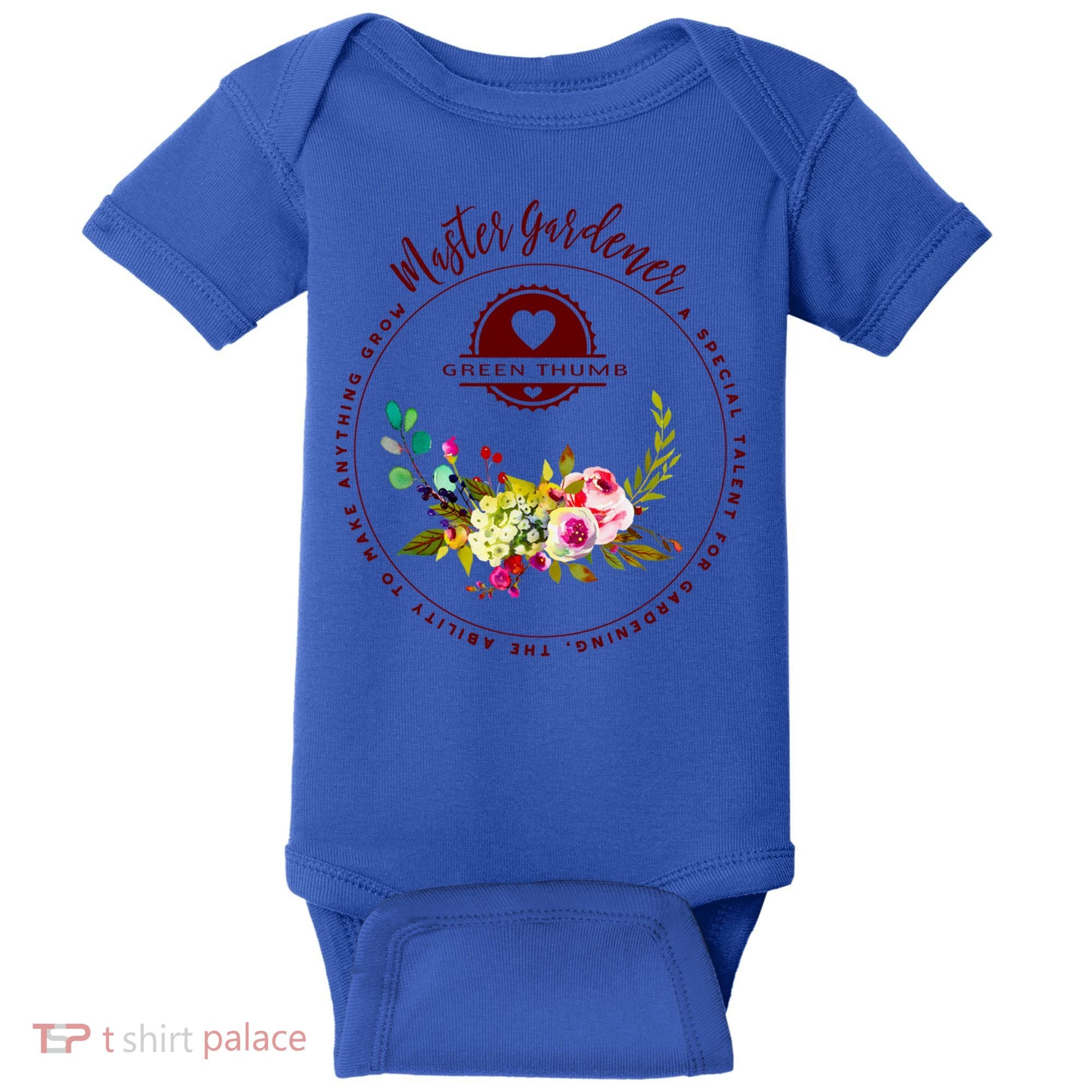 Master Gardener Funny Gift Floral Gardening Baby Bodysuit