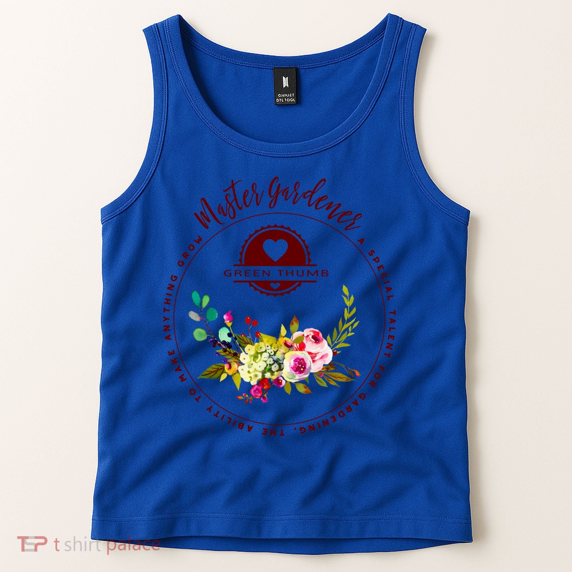 Master Gardener Funny Gift Floral Gardening Tank Top
