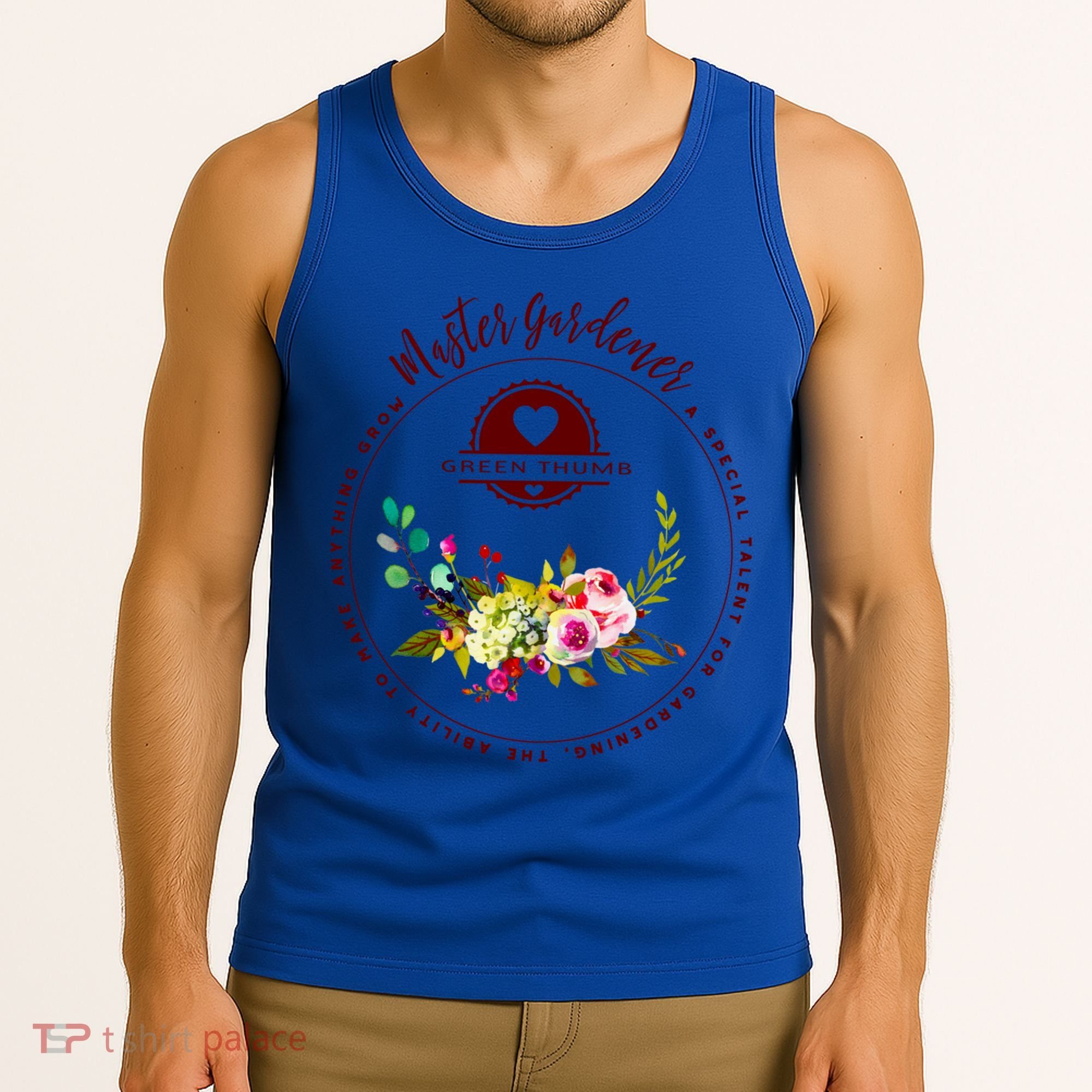 Master Gardener Funny Gift Floral Gardening Tank Top