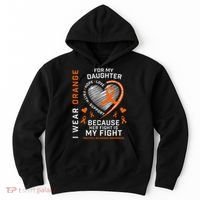 Ms Gifts Fight Daughter Multiple Sclerosis Awareness Hoodie thumb 0