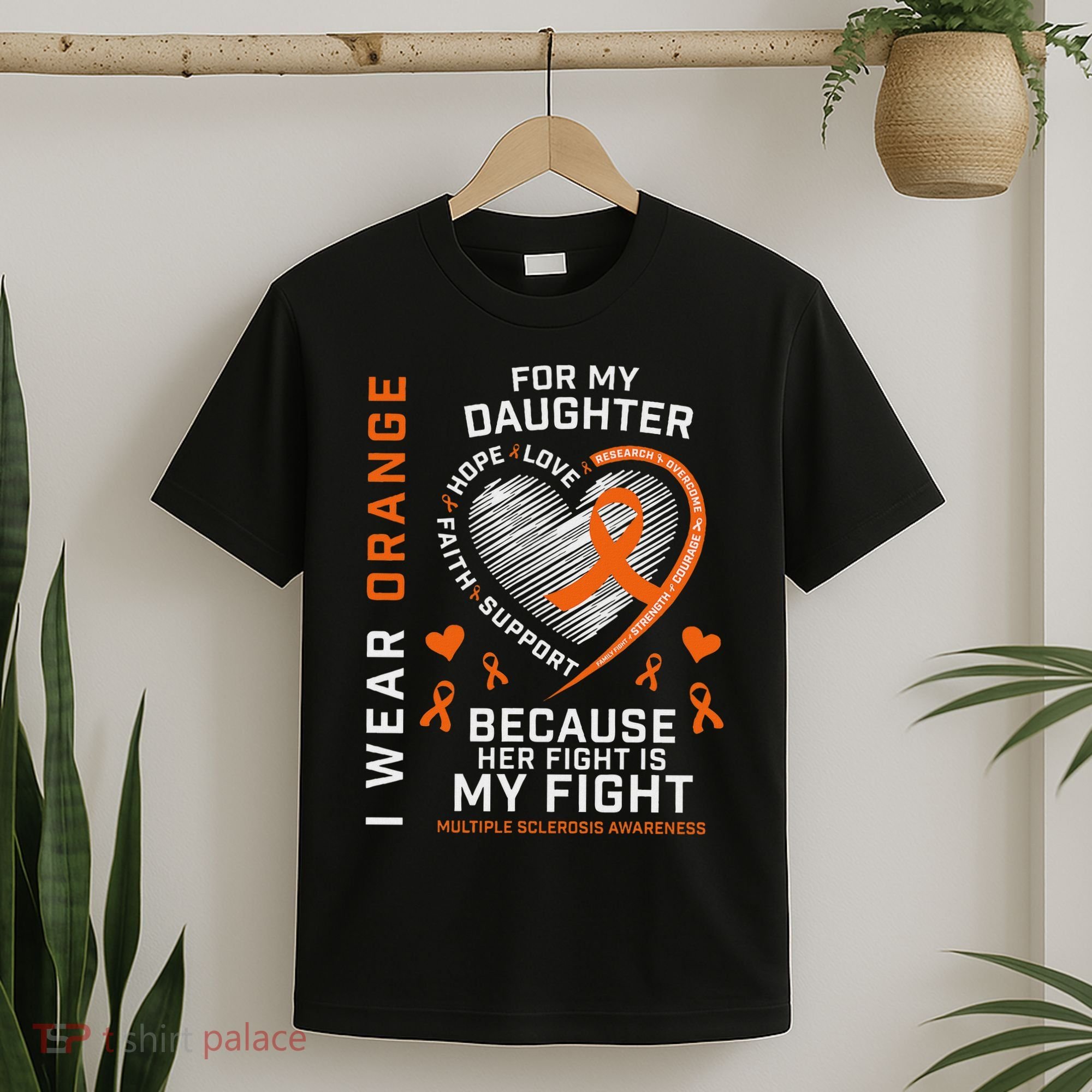 Ms Gifts Fight Daughter Multiple Sclerosis Awareness T-Shirt