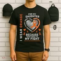 Ms Gifts Fight Daughter Multiple Sclerosis Awareness T-Shirt thumb 6