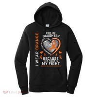 Ms Gifts Fight Daughter Multiple Sclerosis Awareness Women's Hoodie thumb 0