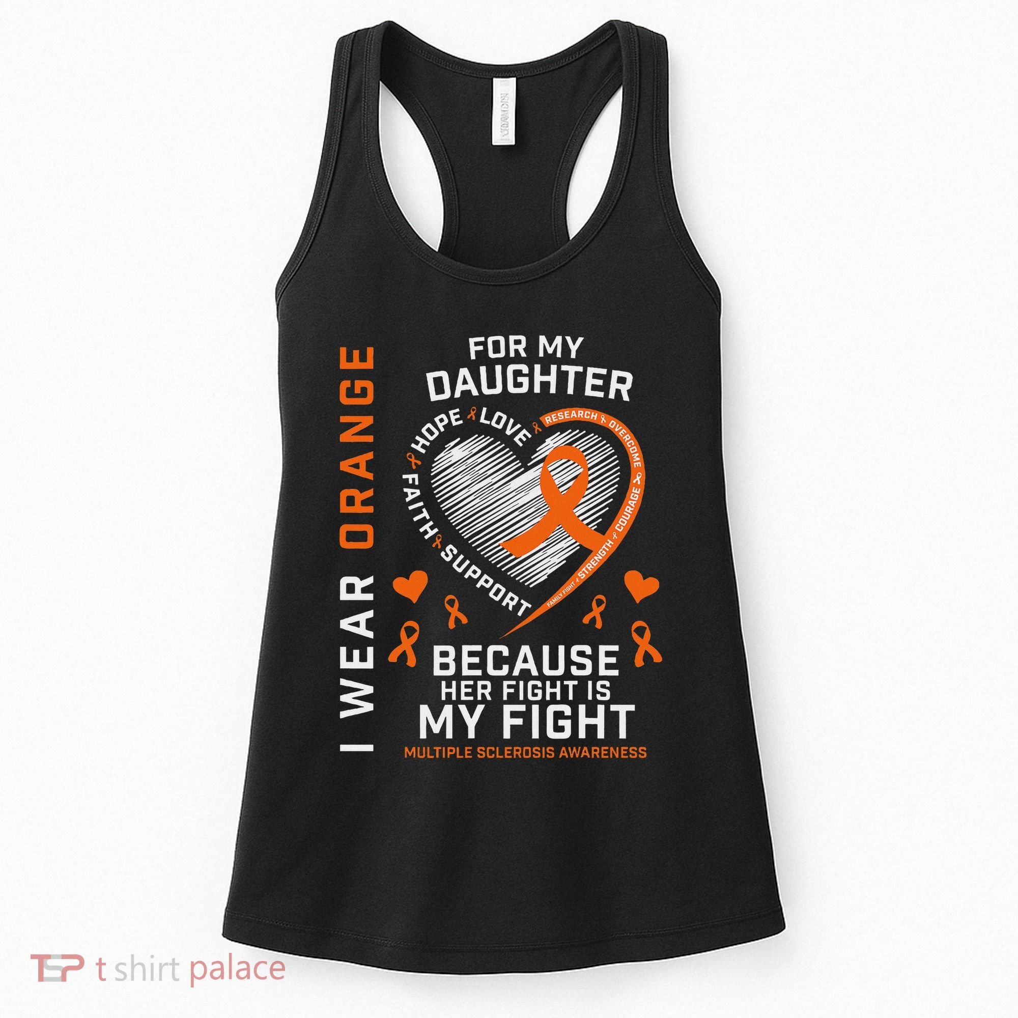 Ms Gifts Fight Daughter Multiple Sclerosis Awareness Women's Tank Top