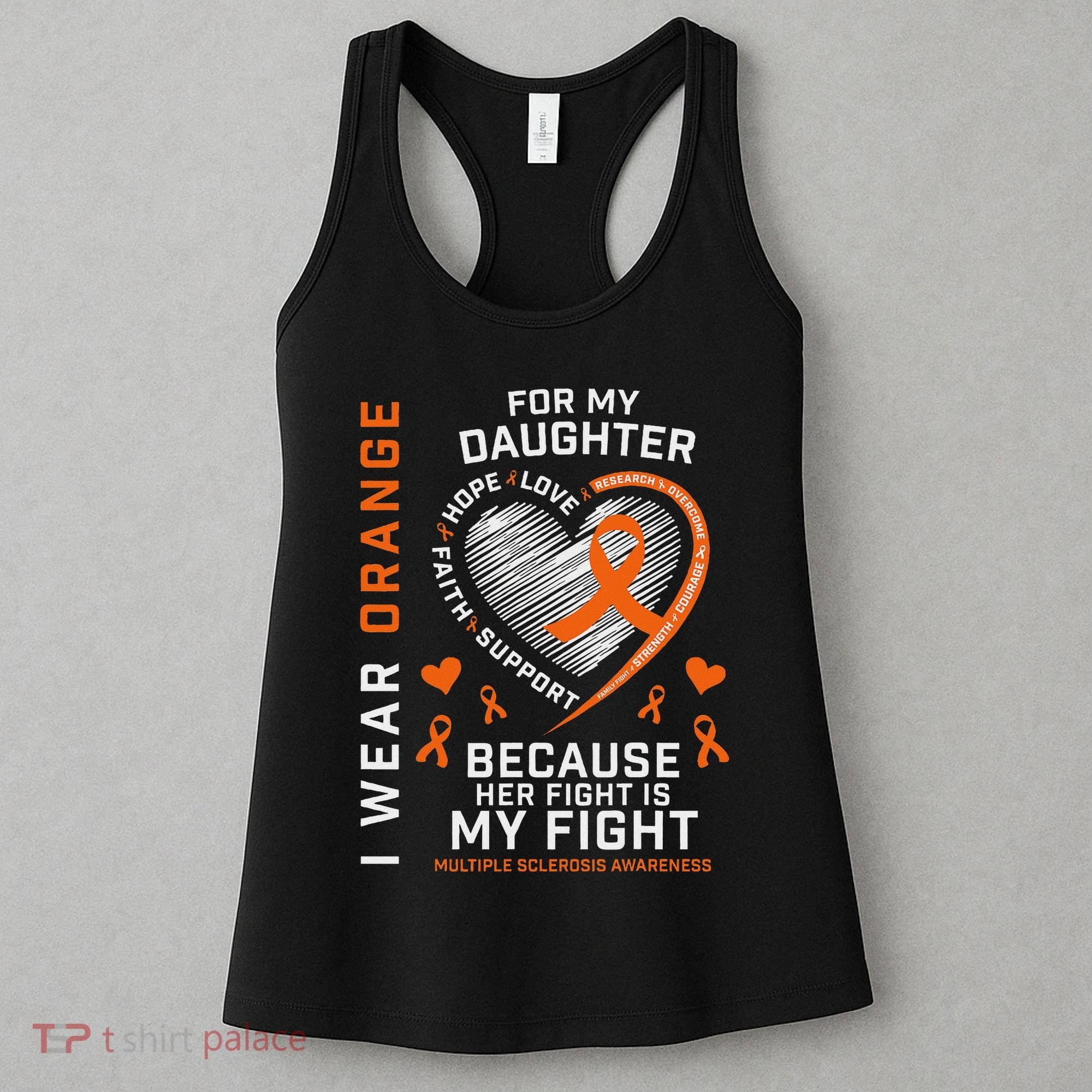 Ms Gifts Fight Daughter Multiple Sclerosis Awareness Women's Tank Top