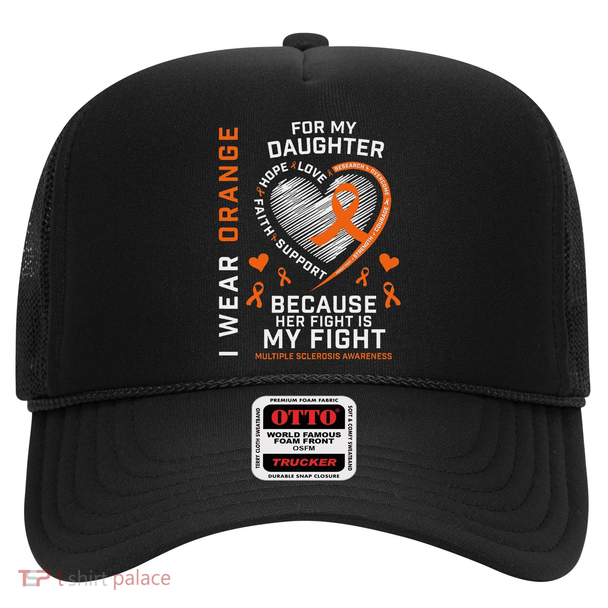 Ms Gifts Fight Daughter Multiple Sclerosis Awareness Hat