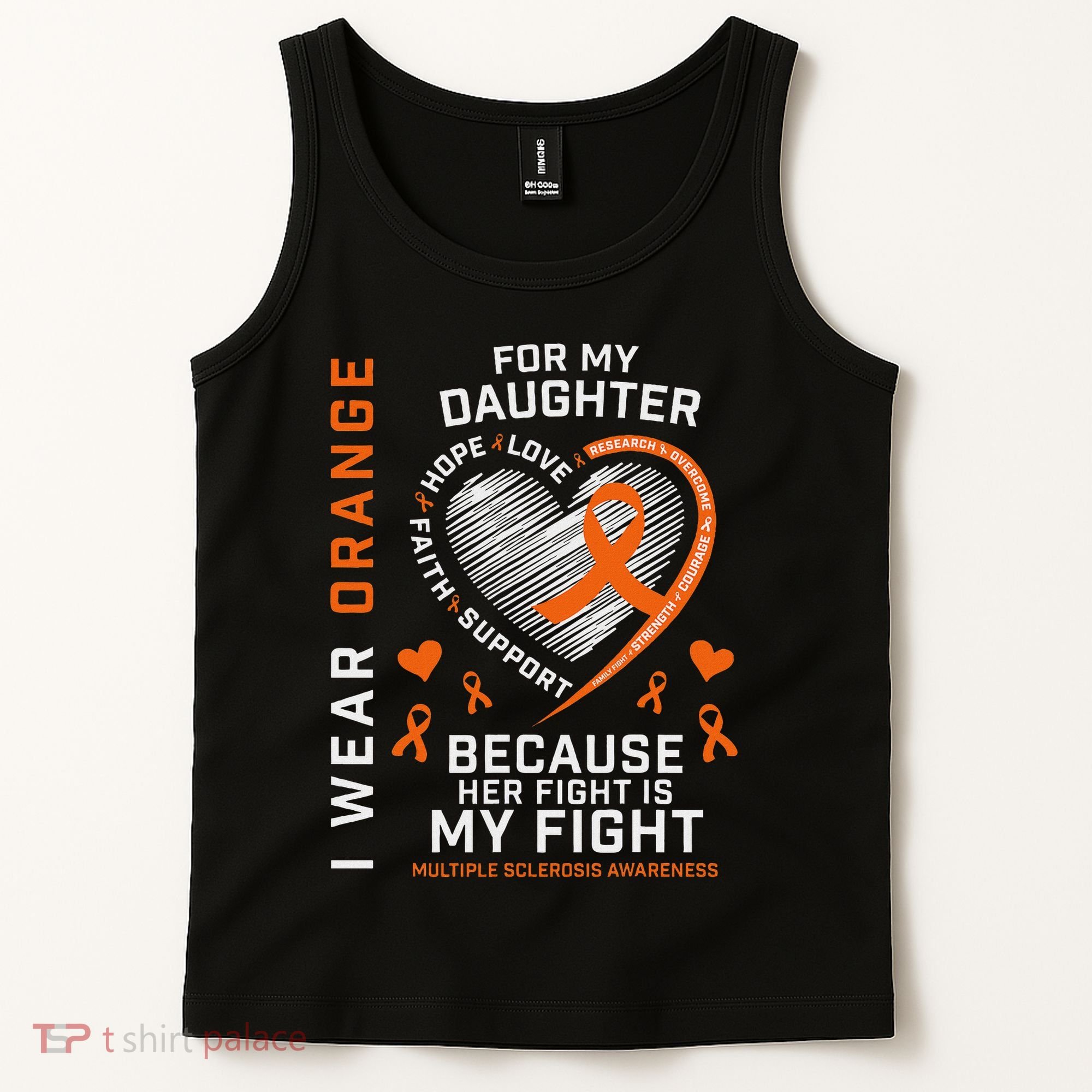 Ms Gifts Fight Daughter Multiple Sclerosis Awareness Tank Top