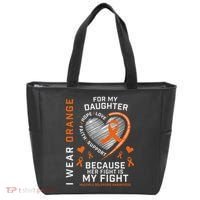 Ms Gifts Fight Daughter Multiple Sclerosis Awareness Tote Bag thumb 0