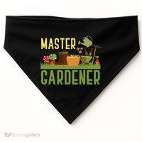 Master Gardener Funny Garden Gift Gardening USA-Made Doggie Bandana thumb 0