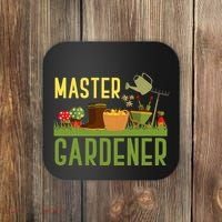 Master Gardener Funny Garden Gift Gardening Coaster thumb 0