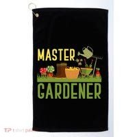 Master Gardener Funny Garden Gift Gardening Golf Towel thumb 0