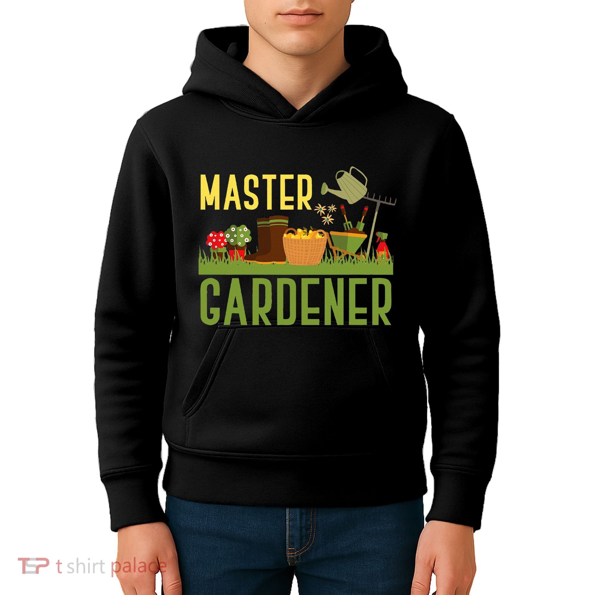 Master Gardener Funny Garden Gift Gardening Kids Hoodie