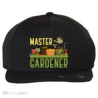 Master Gardener Funny Garden Gift Gardening Wool Snapback Cap thumb 0