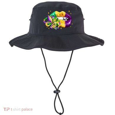Mardi Gras Festive Lips Bucket Hat