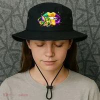 Mardi Gras Festive Lips Bucket Hat thumb 3