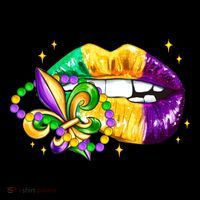 Mardi Gras Festive Lips Bucket Hat thumb 4