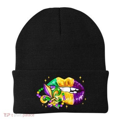 Mardi Gras Festive Lips Beanie