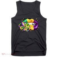 Mardi Gras Festive Lips Tank Top thumb 0