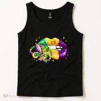 Mardi Gras Festive Lips Tank Top thumb 2