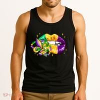 Mardi Gras Festive Lips Tank Top thumb 3