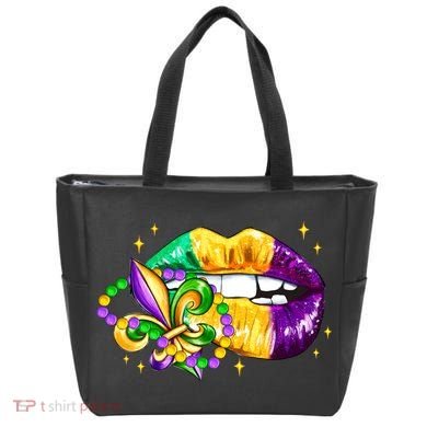Mardi Gras Festive Lips Tote Bag