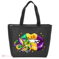 Mardi Gras Festive Lips Tote Bag thumb 0