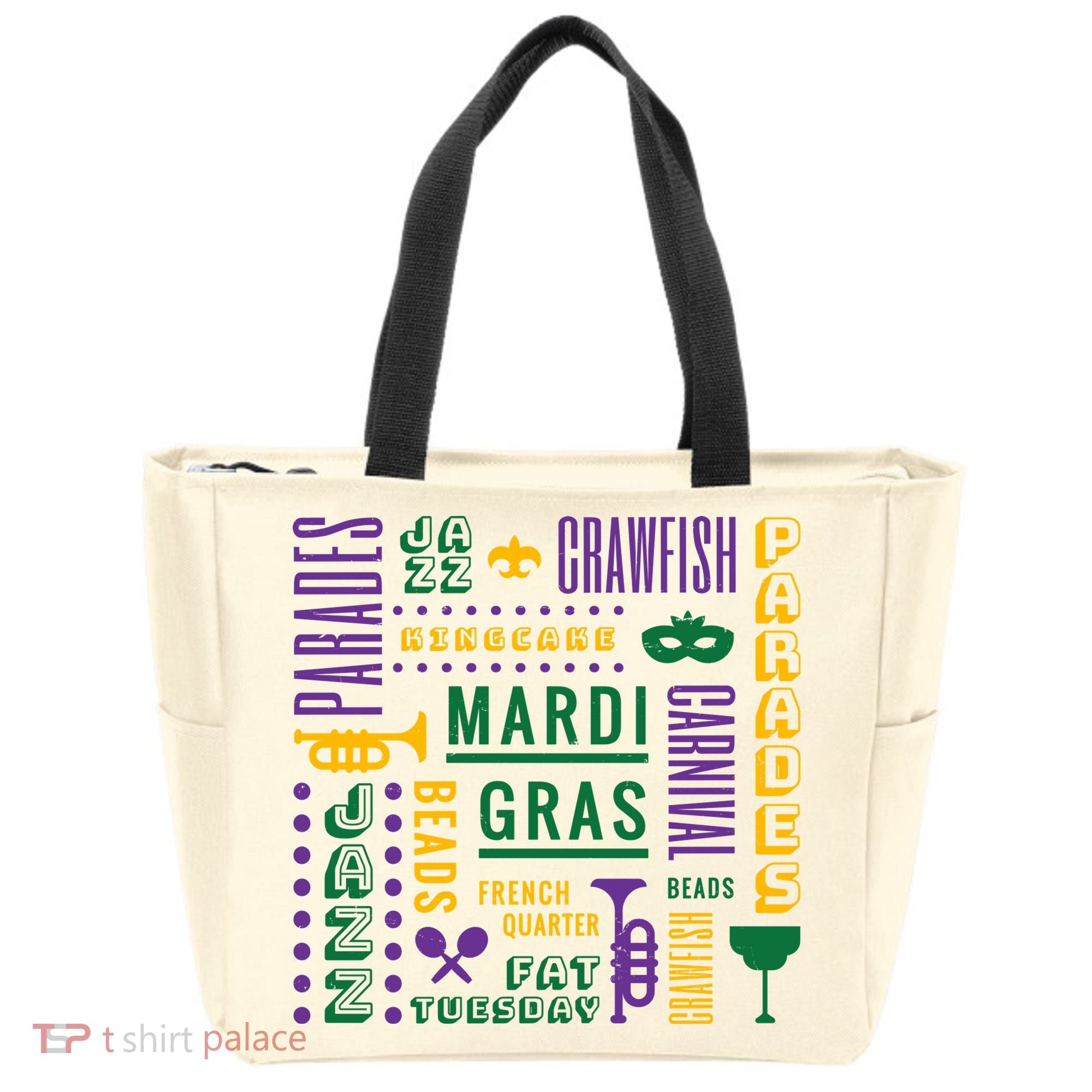 Mari Gras Festive Parade Tote Bag