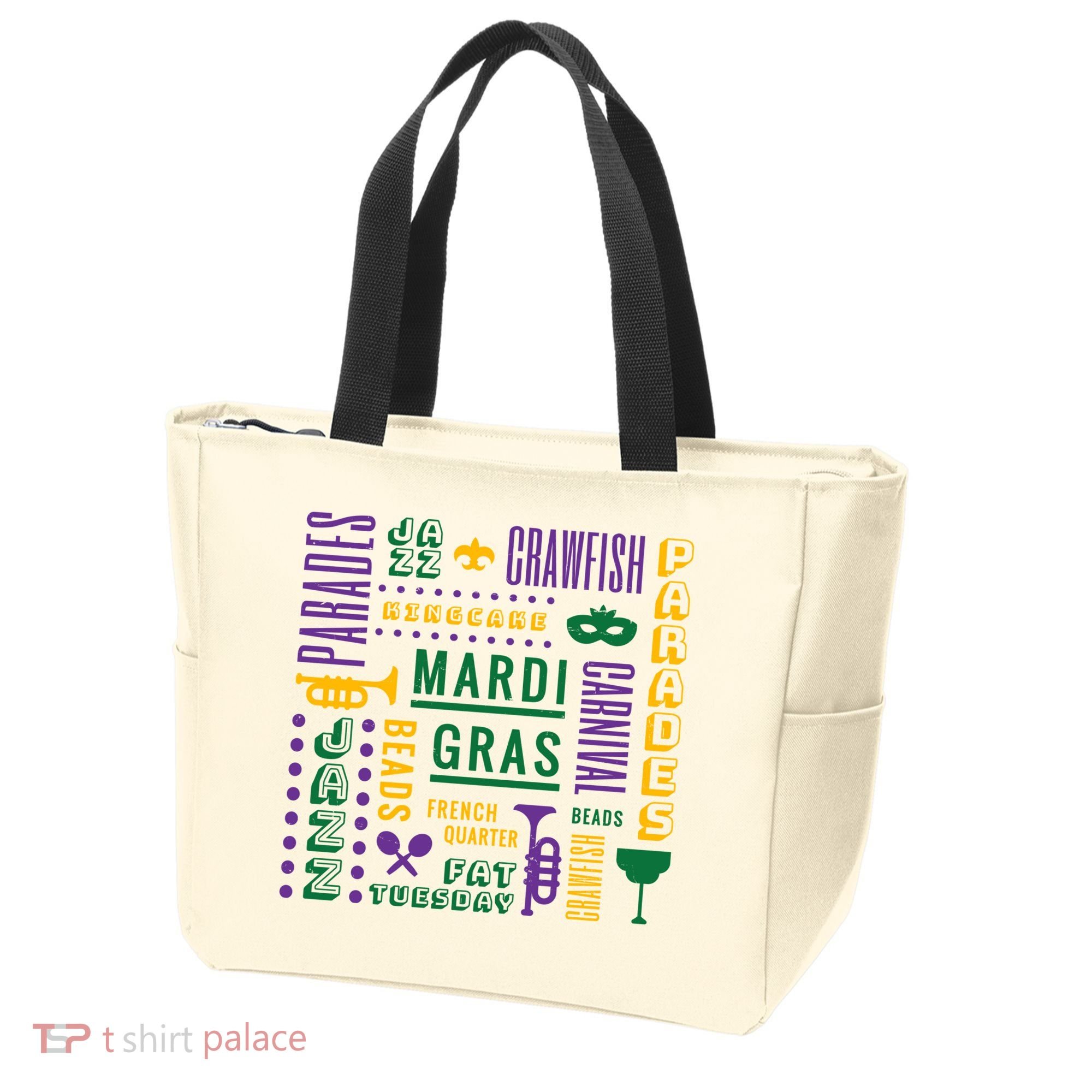 Mari Gras Festive Parade Tote Bag