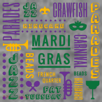 Mari Gras Festive Parade Toddler Hoodie thumb 2