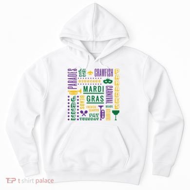 Mari Gras Festive Parade Hoodie