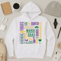 Mari Gras Festive Parade Hoodie thumb 3
