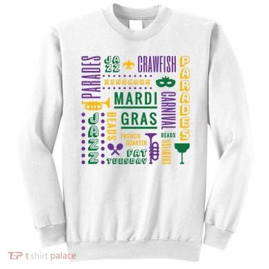 Mari Gras Festive Parade Sweatshirt