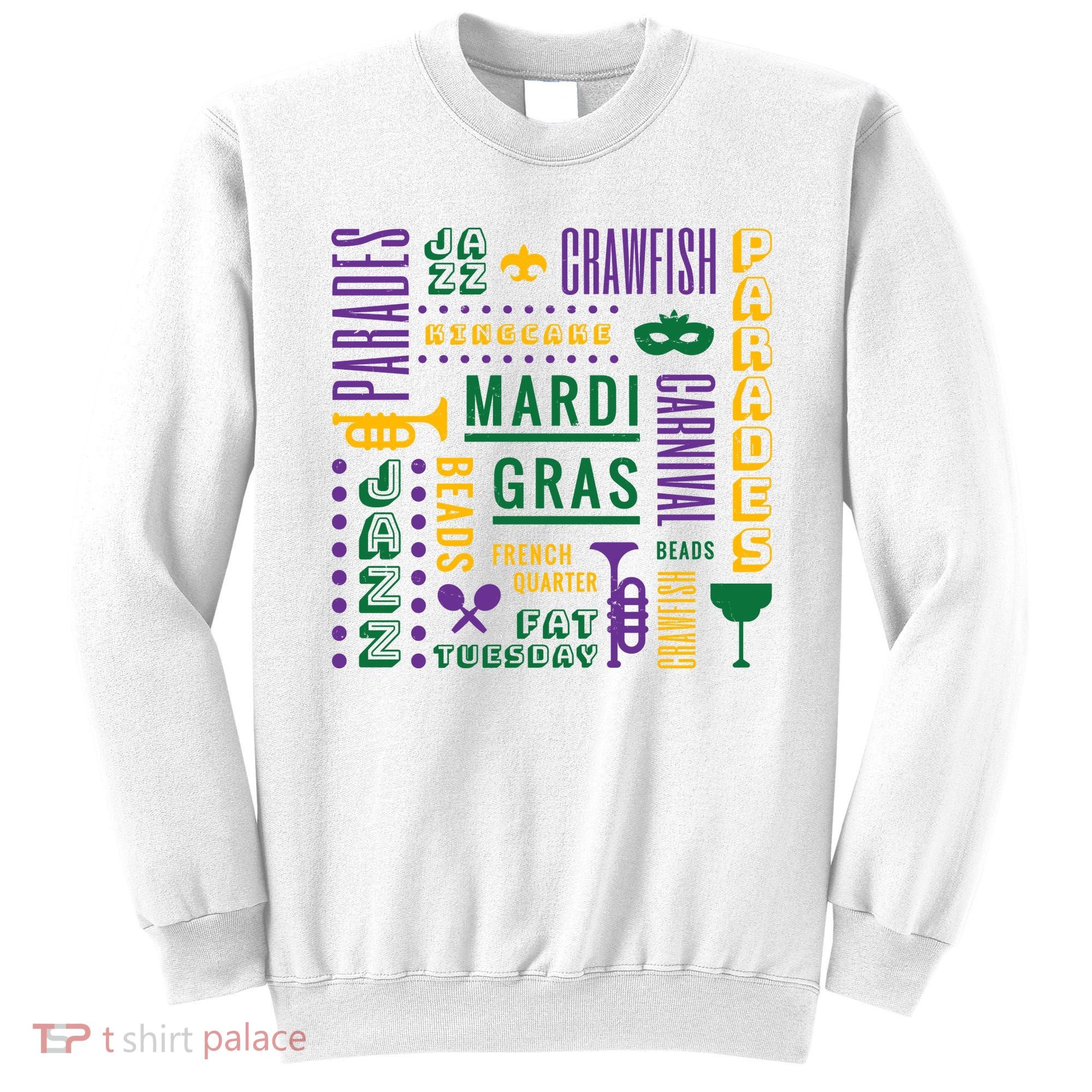 Mari Gras Festive Parade Sweatshirt