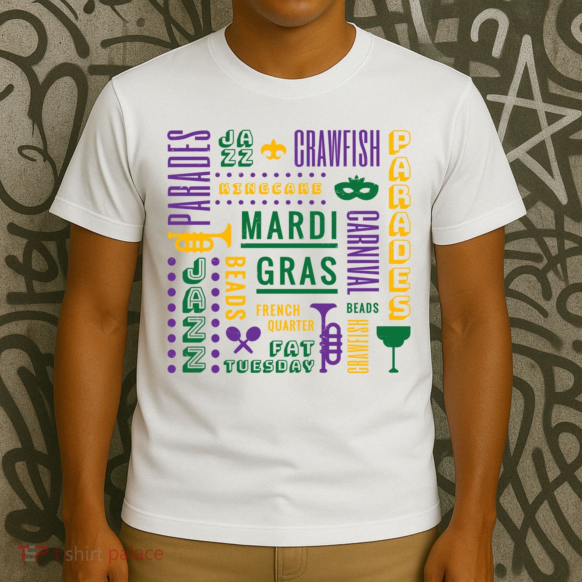 Mari Gras Festive Parade T-Shirt