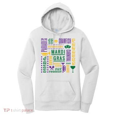 Mari Gras Festive Parade Women's Hoodie
