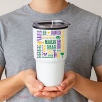 Mari Gras Festive Parade Tumbler thumb 2