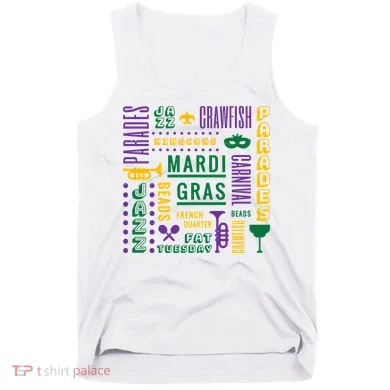 Mari Gras Festive Parade Tank Top