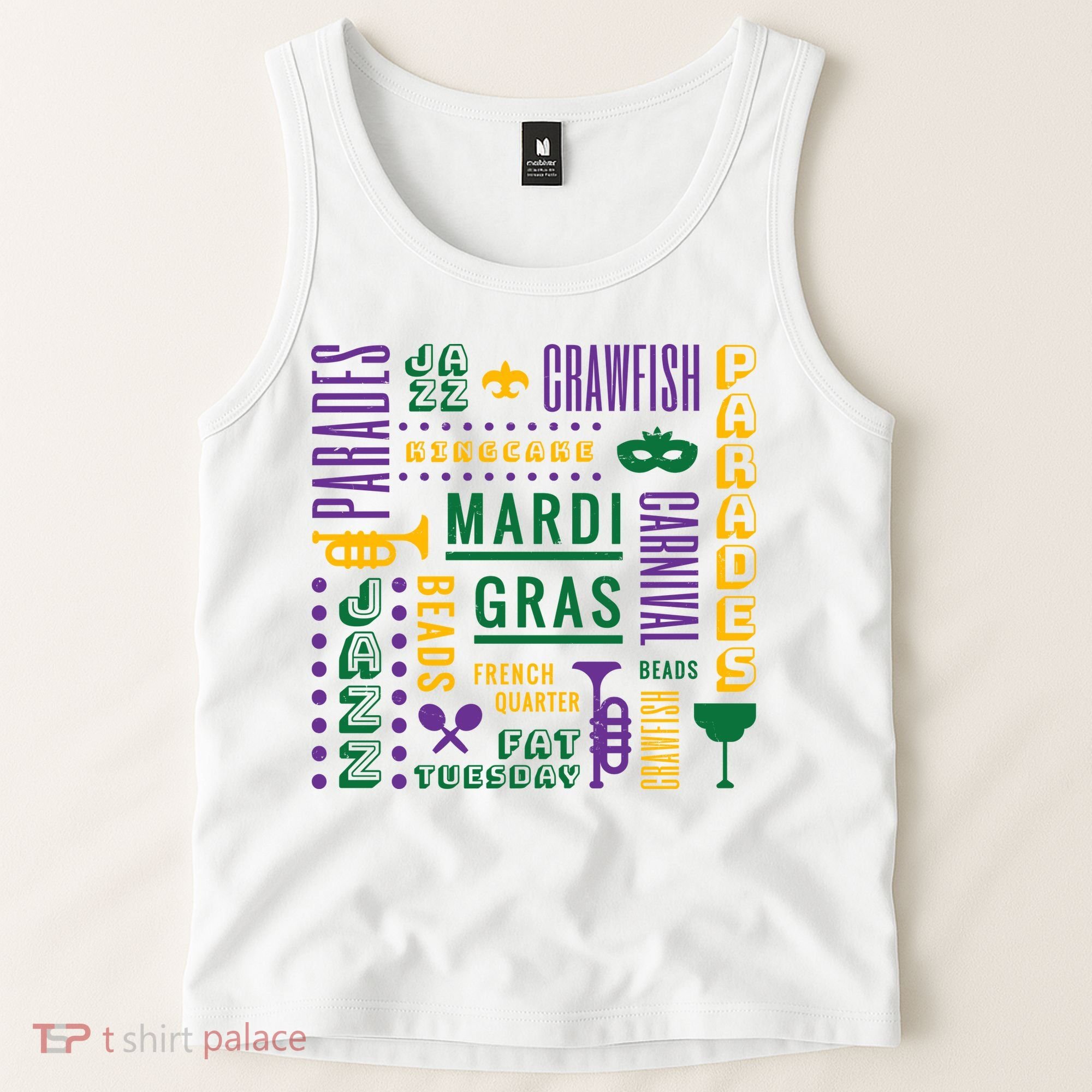 Mari Gras Festive Parade Tank Top