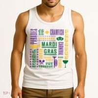 Mari Gras Festive Parade Tank Top thumb 3