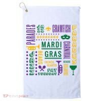Mari Gras Festive Parade Golf Towel thumb 0