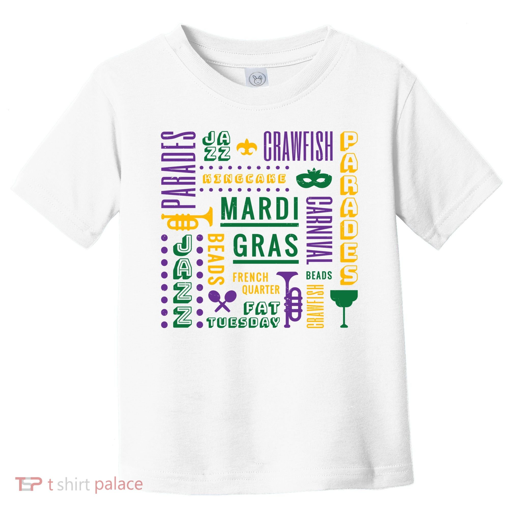Mari Gras Festive Parade Toddler T-Shirt