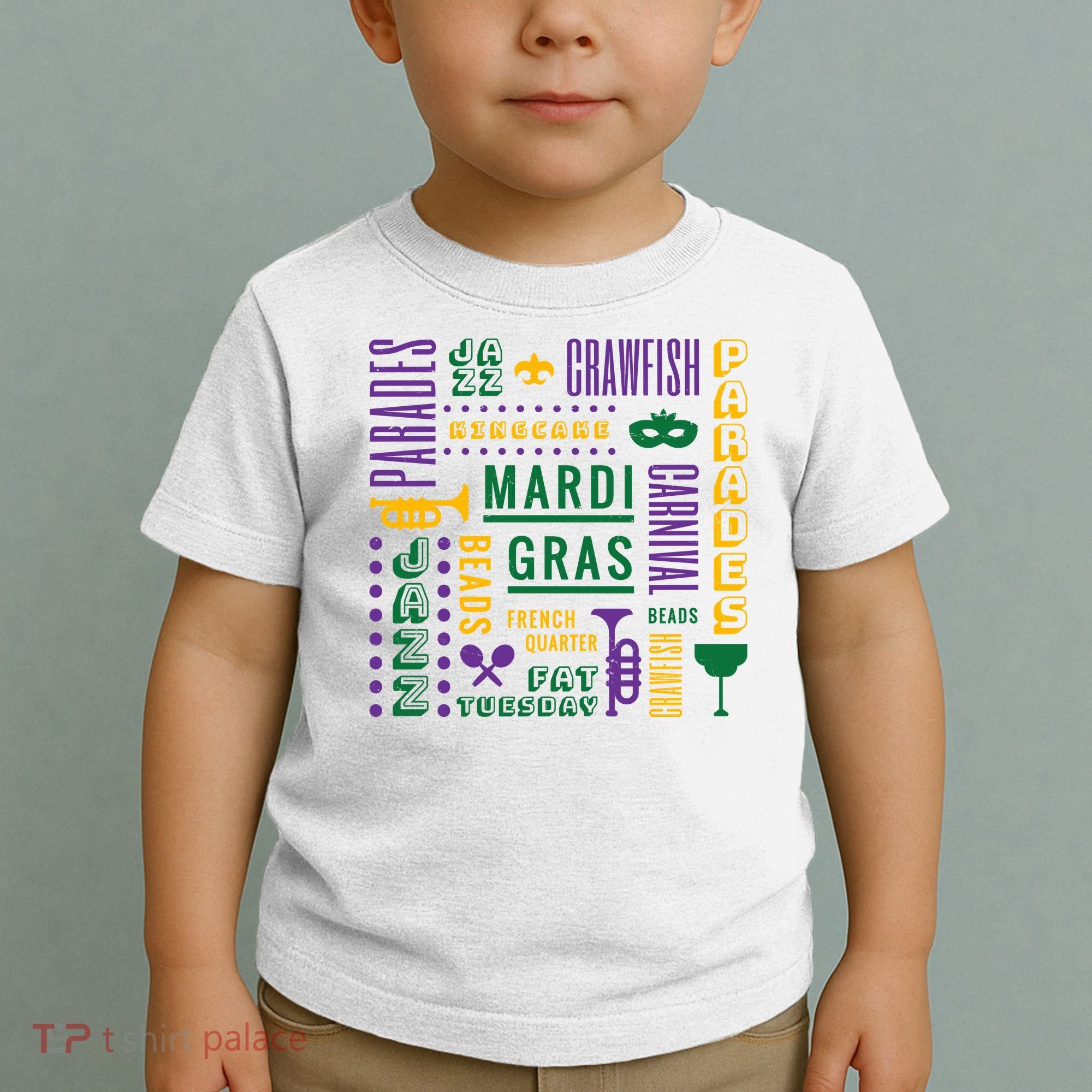 Mari Gras Festive Parade Toddler T-Shirt