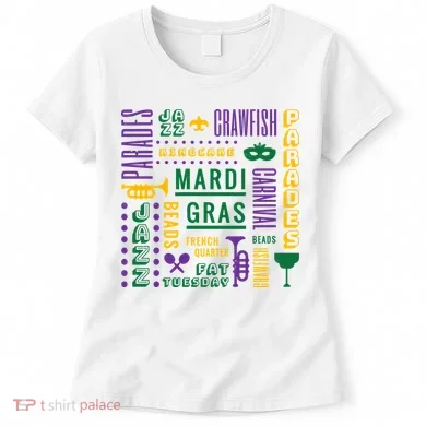 Mari Gras Festive Parade Women's T-Shirt