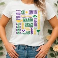 Mari Gras Festive Parade Women's T-Shirt thumb 2