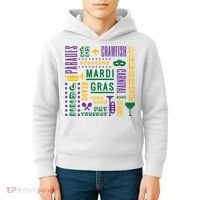 Mari Gras Festive Parade Kids Hoodie thumb 4