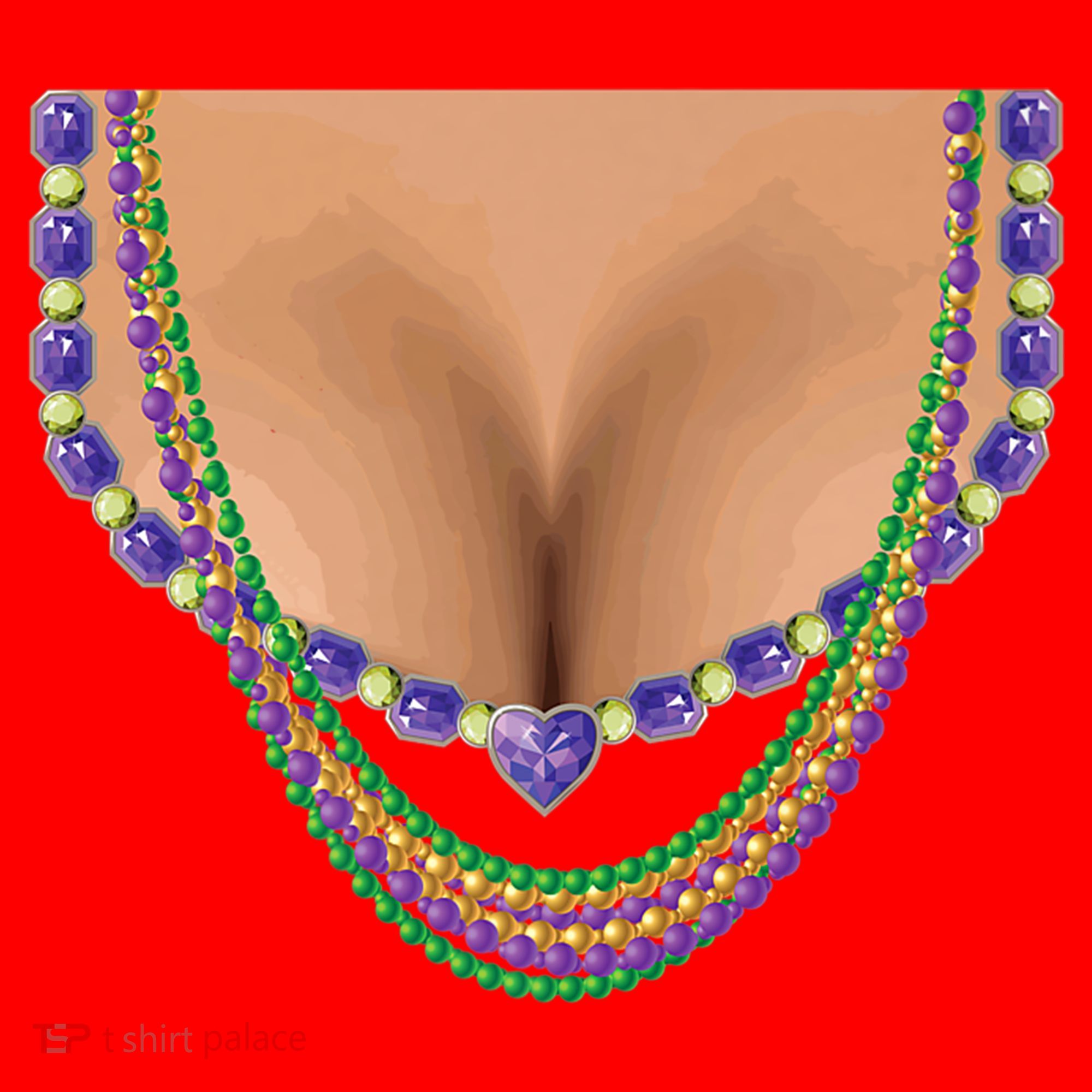 Mardi Gras Funny Gift Busty Beads Boobs New Orleans Costume Gift Santa Hat